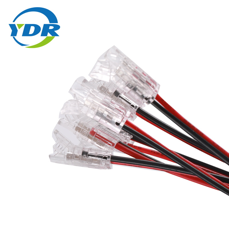Tira de LED para cablear conector de 2 pines para kit de conector rápido SMD COB de 8 mm